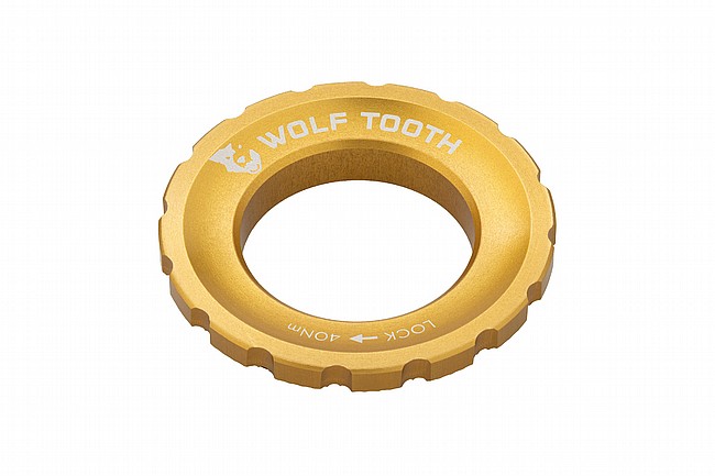 Wolf Tooth Components Centerlock External Rotor Lockring Gold