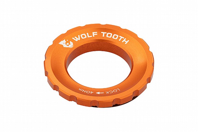 Wolf Tooth Components Centerlock External Rotor Lockring Orange