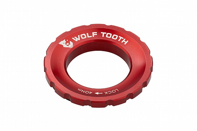 Wolf Tooth Components Centerlock External Rotor Lockring Red