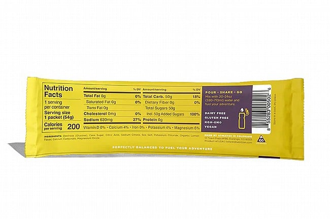 Tailwind Nutrition Endurance Fuel (12 Single Servings) Lemon