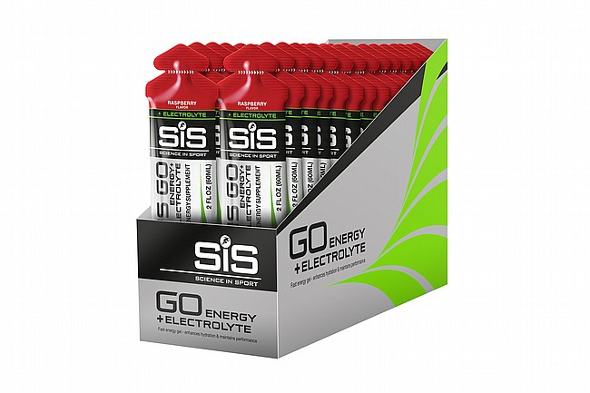 Science In Sport GO Energy + Electrolytes Gel (30 pack) Raspberry