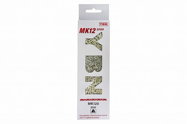 YBN MK120 12-Speed Flattop Road Chain Silver