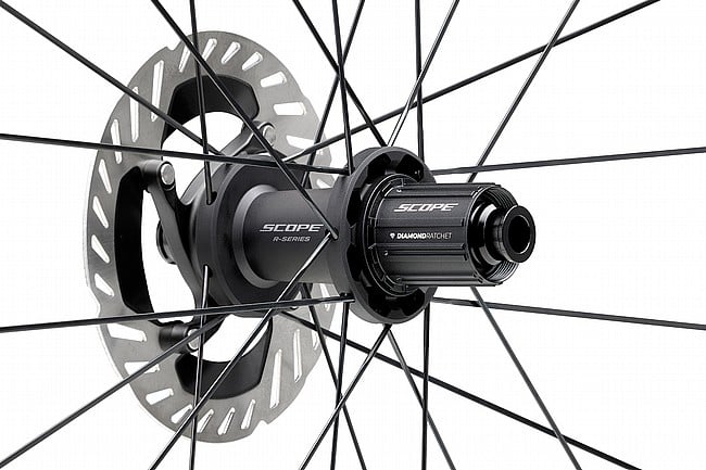 Scope R6 Race Series Carbon Disc Brake Wheelset Rotors Not Included