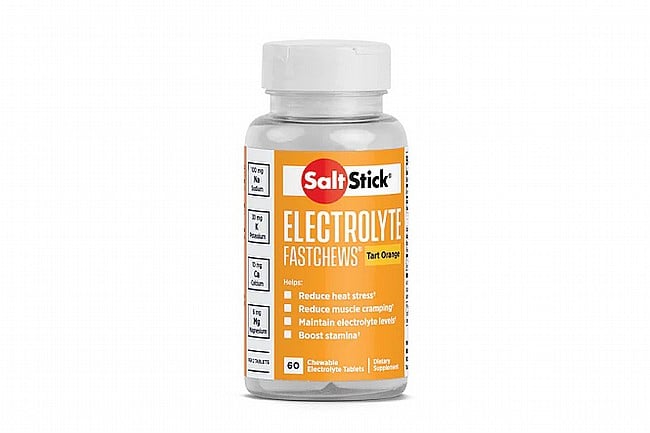 SaltStick Fastchews Chewable Electrolyte Tablets (60 Tabs) Orange 