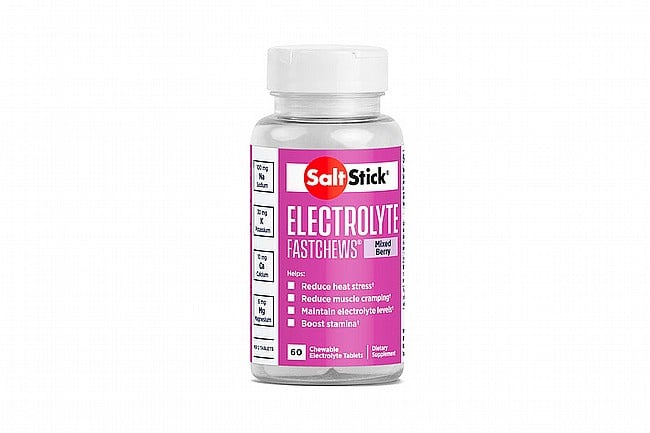 SaltStick Fastchews Chewable Electrolyte Tablets (60 Tabs) Mixed Berry 
