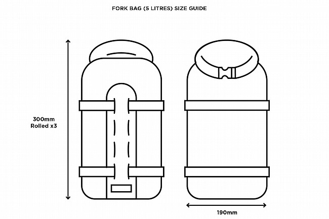 Restrap Fork Bag (5.0L) 
