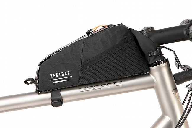 Restrap Race Top Tube Bag Black - Short (1.2L)