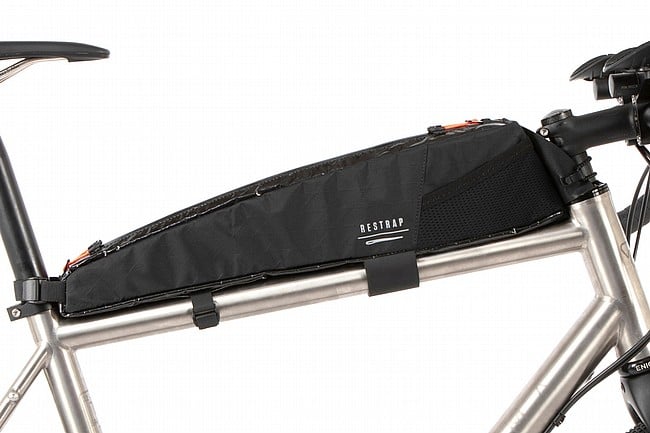Restrap Race Top Tube Bag Black - Long (2L)