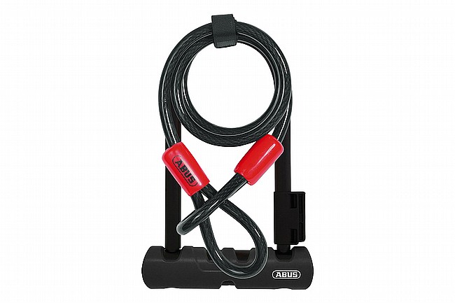 Abus Ultra 410 Mini 7 U-Lock & Cobra Cable Black