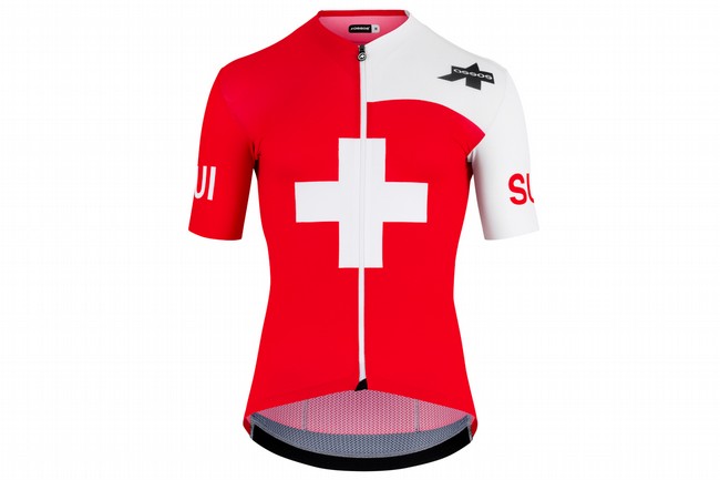 Assos Mens Suisse Federation S9 Targa Jersey Nationall Red