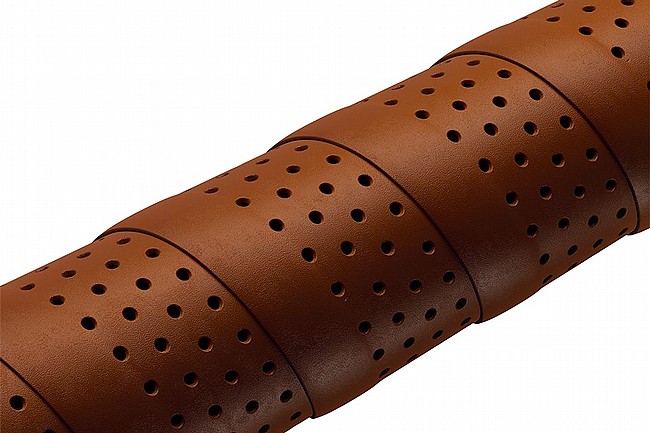 Brooks Perforated Leather Handlebar Tape Antique Brown