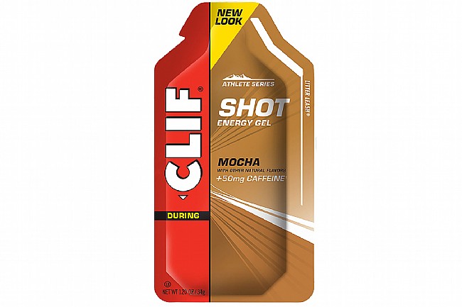 Clif Shot Energy Gels (Box of 24) Mocha w/50mg caffeine