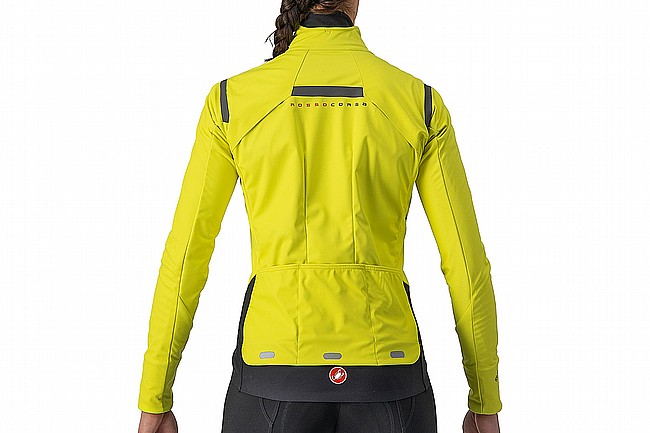 Castelli Womens Alpha RoS 2 Jacket (2022) Lime Light Fluo/Dark Gray