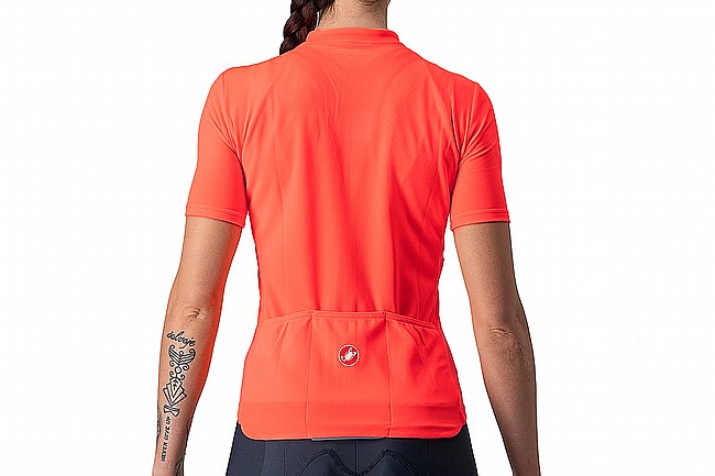 Castelli Womens Anima 3 Jersey Brilliant Pink/Dark Steel Blue