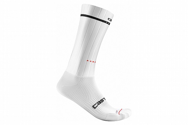 Castelli Mens Fast Feet 2 Sock White