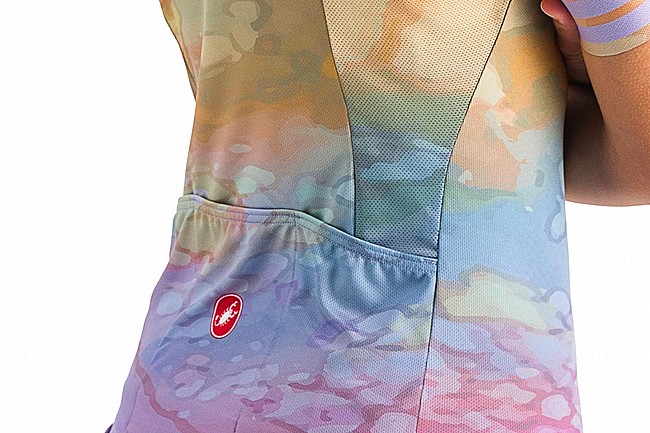 Castelli Womens Marmo Jersey Multicolor Violet Mist