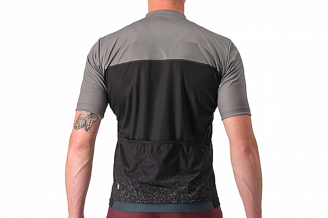 Castelli Mens Unlimited Entrata Jersey Gunmetal Gray/Black
