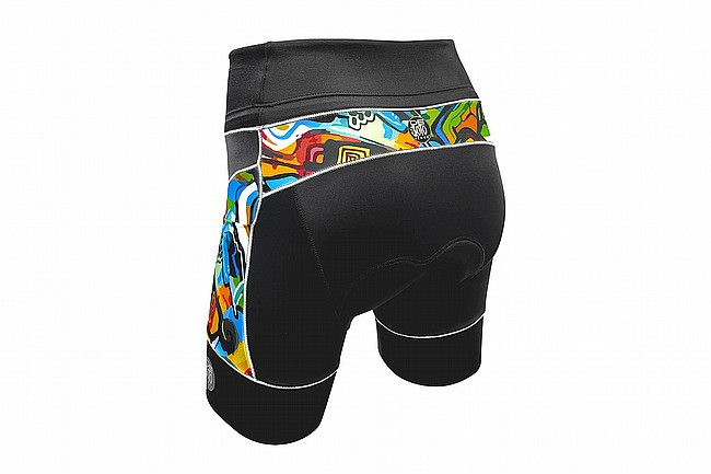 De Soto Womens Riviera Tri Short Entropy of Color / Black