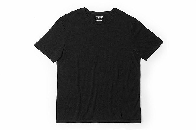 Chrome Mens Merino Short Sleeve T-Shirt Black