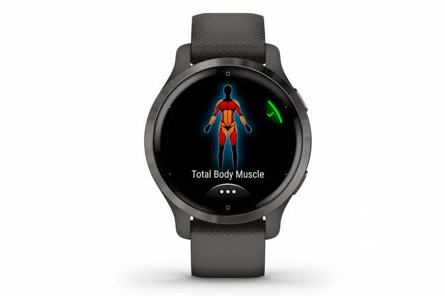 Garmin Venu 2S GPS Smartwatch Total Body Muscle