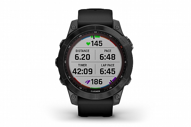 Garmin Fenix 7 Sapphire Solar Titanium GPS Watch Activity Tracking
