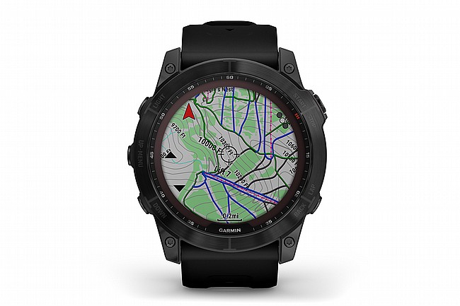 Garmin Fenix 7X Sapphire Solar Titanium GPS Watch GPS Location / Mapping