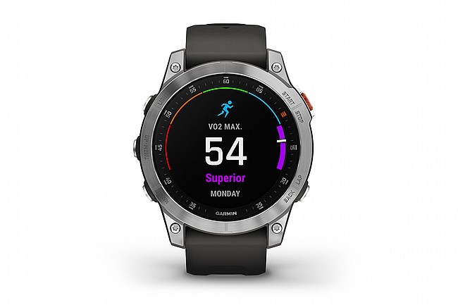 Garmin EPIX Steel GPS Watch Vo2 Monitoring
