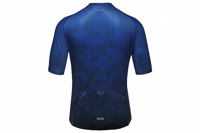 Gore Wear Mens Gore Rain Camo Jersey Orbit Blue