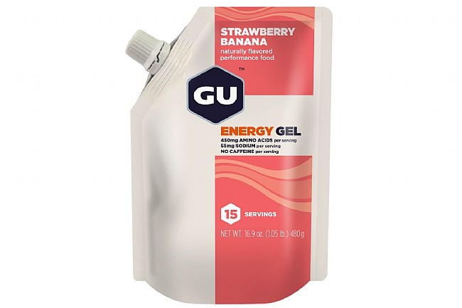 GU Energy Gel (15 Servings) Strawberry/Banana