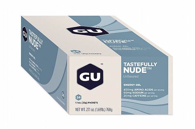 GU Energy Gels (Box of 24) Tastefully Nude (with caffeine)