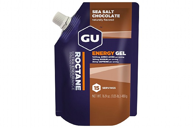 GU Roctane Energy Gel (15 Serving Pouch) Sea Salt Chocolate
