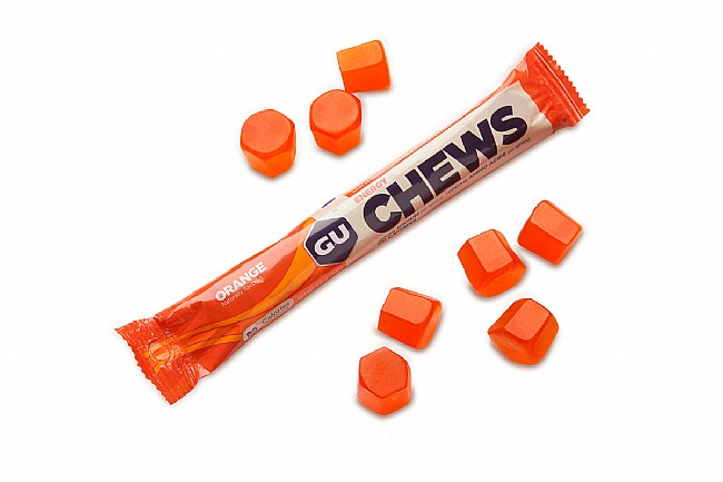 GU Energy Chews (Box of 18 Sticks) Orange