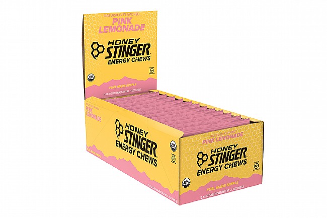 Honey Stinger Organic Energy Chews (Box of 12) Pink Lemonade