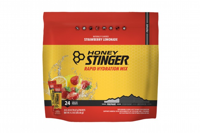 Honey Stinger Rapid Hydration (24 Servings)  Prepare - Strawberry Lemonade