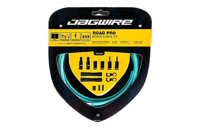 Jagwire Road Pro Polished Brake Cable Kit BIANCHI CELESTE - Sram/Shimano