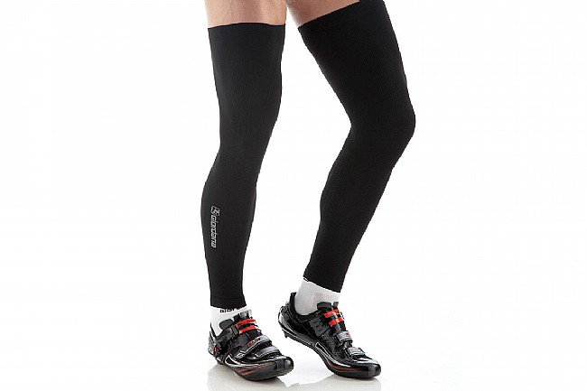 Giordana Lightweight Knitted Dryarn Leg Warmer Black - XS/S
