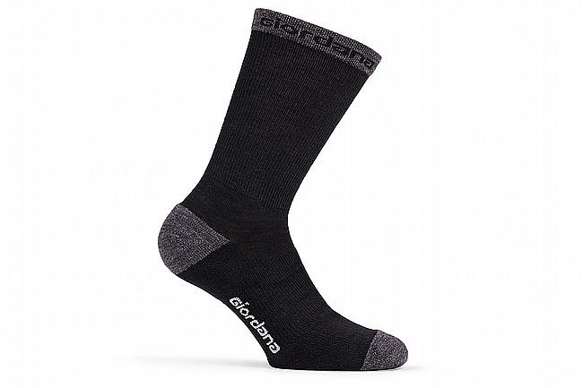 Giordana Merino Wool 5in Cuff Socks Black
