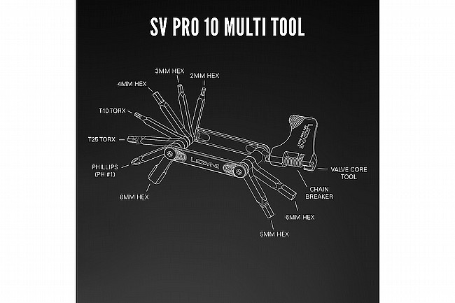 Lezyne SV Pro Multi-Tool  10 - Silver