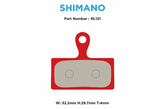 MTX Braking Red Label RACE Brake Pads Shimano XT/XTR 2-piston		