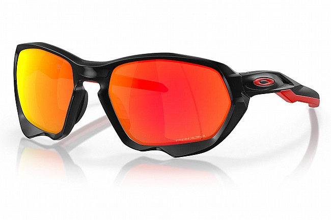 Oakley Plazma Sunglasses Matte Black Ink - PRIZM Ruby