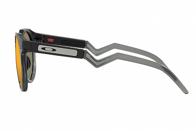 Oakley HSTN Sunglasses Matte Carbon - PRIZM Ruby Lenses