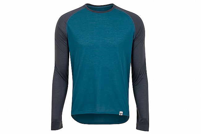 Pearl Izumi Mens Canyon LS Jersey Ocean Blue/Dark Ink