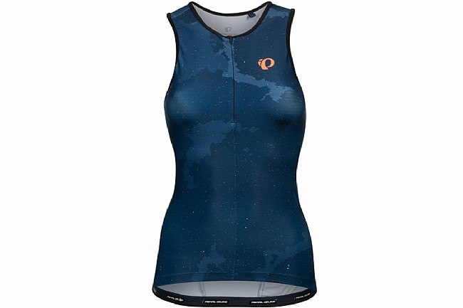 Pearl Izumi Womens Elite Pursuit Graphic Tri Singlet Navy/Fire Coral Cosmic
