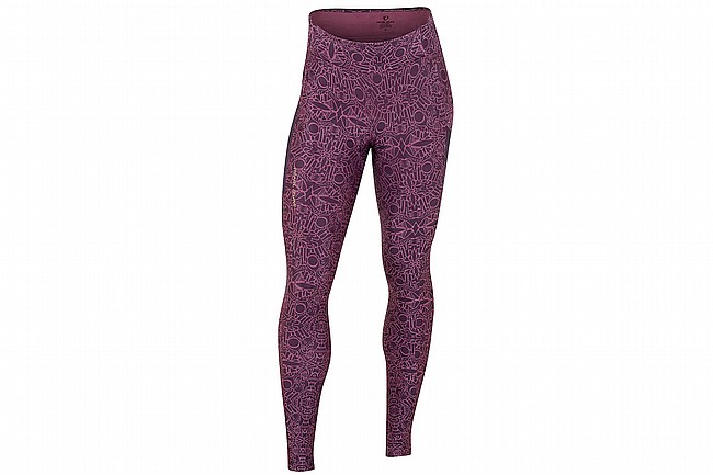 Pearl Izumi Womens Sugar Thermal Cycling Tight Nightshade/Thistle Damask