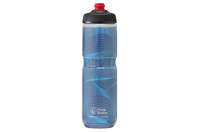 Polar Bottle Breakaway Insulated 24oz Bottles Ridge - Cobalt Blue/Silver  [INB24OZ03] at TriSports