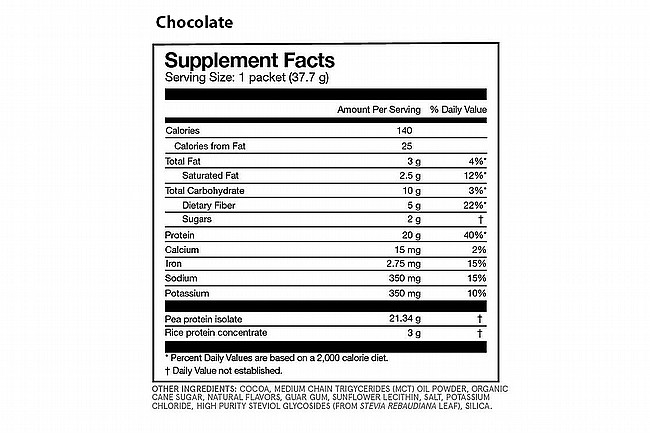 Momentous Essential Plant-Based Protein Chocolate - 20 Servings 