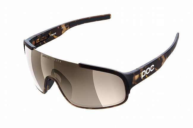POC Crave Sunglasses Tortoise Brown-Brown/Silver Mirror