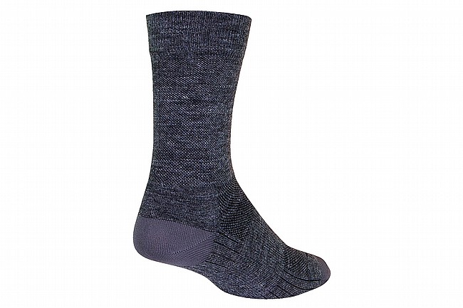 Sock Guy SGX 6 Inch Wool Sock Gray