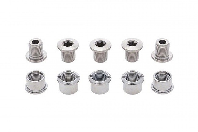 Shimano FC-5700 Gear Fixing Bolt & Nut (5 Sets) Shimano 105 5700 Double Chainring Bolt Set of 10