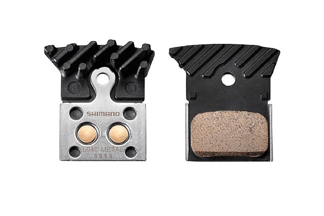 Shimano L04C-MF Metal Disc pads w/Cooling Fins Shimano L04C Metal Disc pads w/Cooling Fins
